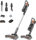 WORX 20V Cordless Stick Vacuum WX038L.1 Powerful Cordless Vacuum Cleaner 25Kpa High Suction for Pet Hair Lightweight Handheld Vacuum Cleans Floors Carpet Car – Battery &amp Charger Included