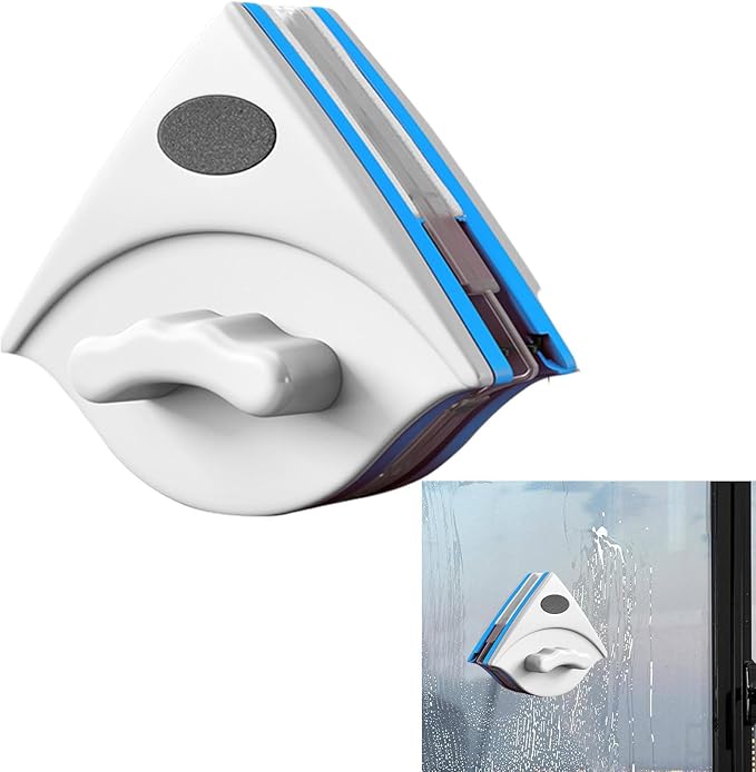 Magnetic Window Cleaning Brush - Double-Sided Window Glass Magnetic Wipers | Home Cleaner Tool for Hotel Apartment