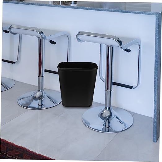 PRETYZOOM Space Saving Garbage Can for Compact Trash Bin for Under Desks and Narrow Spaces Easy to Clean Wastebasket for and Kitchens