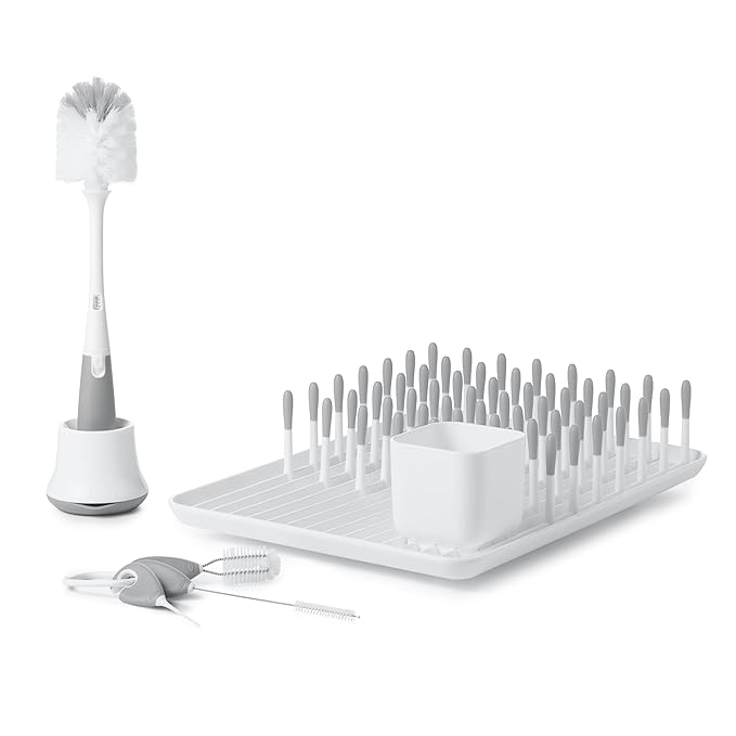 OXO Tot Bottle &amp Cup Cleaning Set Gray
