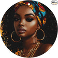 100 PCS Hanging Car Air Freshener Double Sided Black Women Automotive Interior Decor African Woman Car Accessories for Women Men Lavender Scented