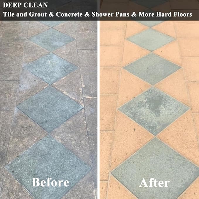 Commercial Floor Scrubber Machine Heavy Duty Orbital Floor Cleaner Multi-Functional Floor Buffer Polisher Machine- Deep Cleaning Tile and Grout Hardwood Floors and Carpets with Ease Orb-5