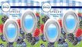 Generic Febreze Small Spaces Plug in Air Freshener Alternative for Home Heavy Duty Odor Eliminator for Strong Odor 4 Count (Pack of 1) (Summer Berry)