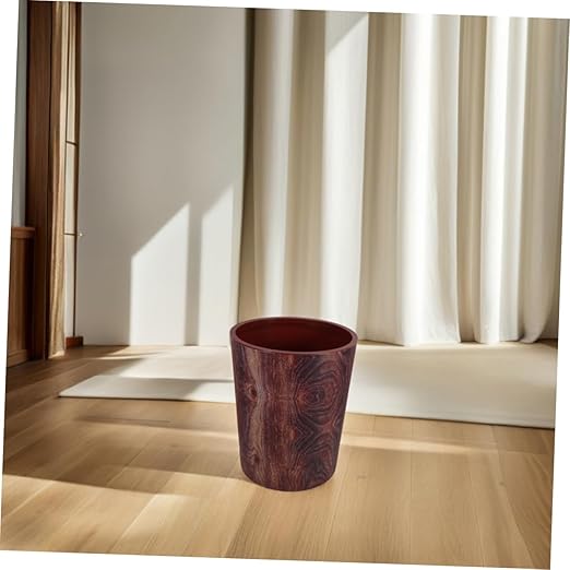 Happyyami Rustic Counter Trash Can Vintage Bathroom Kitchen Office Bedroom Waste Basket Large Capacity
