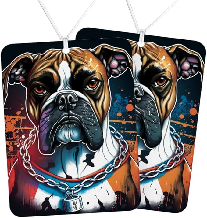 Dog Themed Car Freshener Set of 6 - Face Car Air Freshener - Cool Design Air Freshener for Car