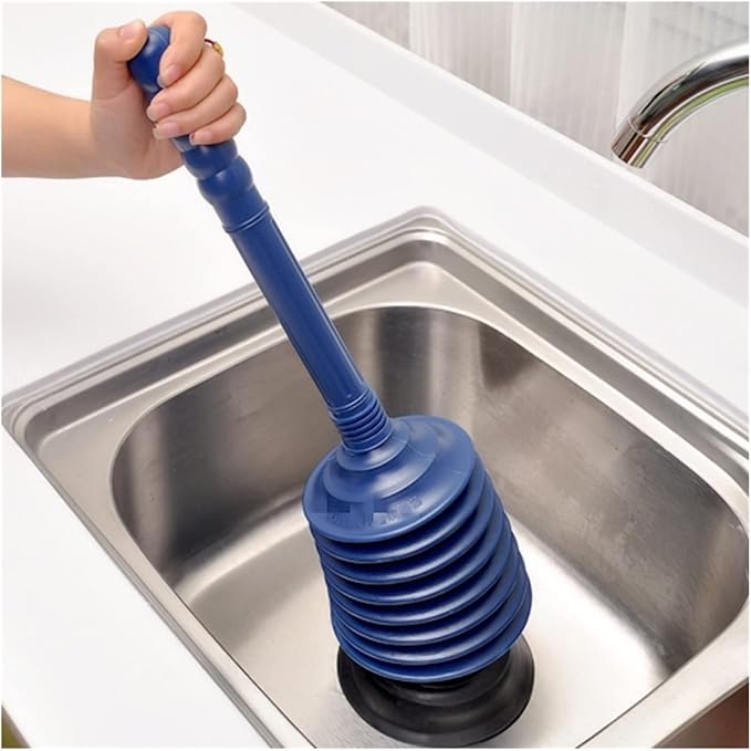 Toilet Plunger-Manual Toilet Vacuum Sucker Pipeline Dredger Sewer Drain Cleaner Toilet Pump Cleaner Clean Sinks Toilet Dredging Device