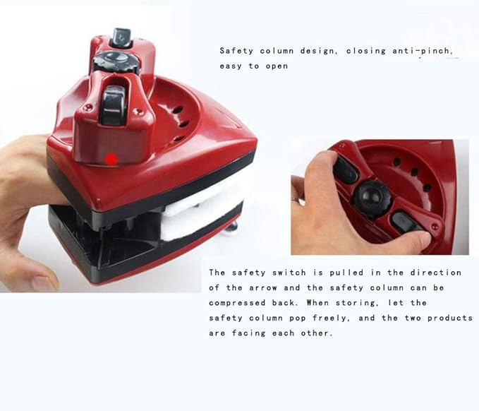 Glass Cleaner Three-layer Hollow Window Artifact Strong Magnetic Household Double-sided Wipe