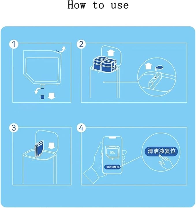 Vacuum Cleaner Accessories 300ml Floor Special Cleaning Fluid Compatible for Dreame L10s Ultra S10 S10 PRO S10 Plus