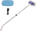 Fafeicy Electric Window Cleaner Cordless Rechargeable with Removable Head and Telescopic Pole 11500 RPM Motor for Glass Marble Tile Bathroom Door Wall Tabletop Car
