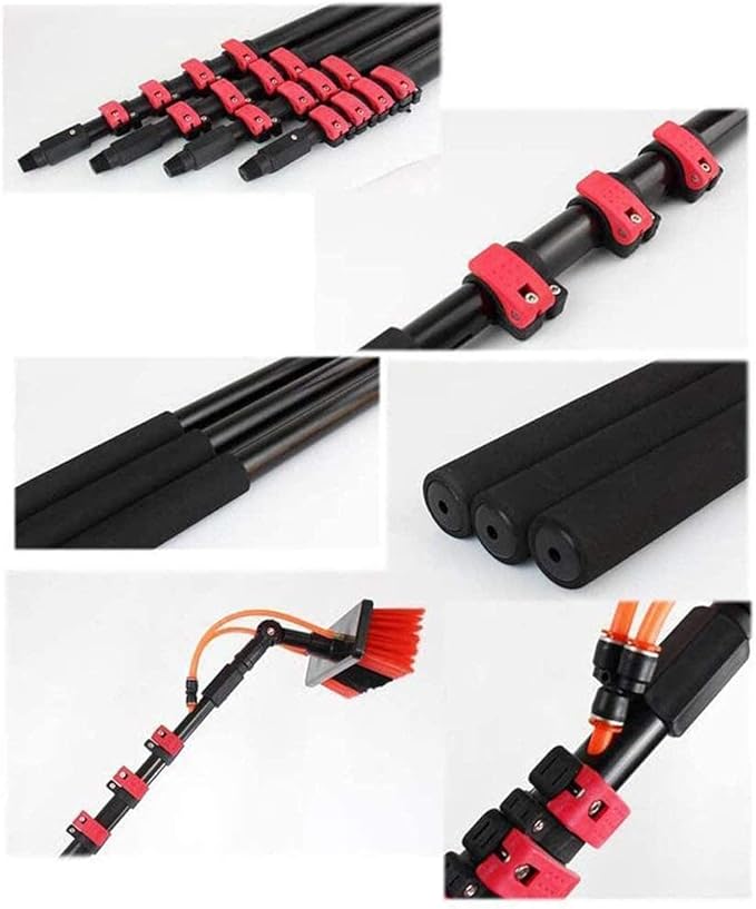 Window Cleaning Pole/Water Fed Telesbrush/Extendable Cleaner Conservatory Roof Suitable for Photovoltaic Panel Cleaningtrucks Windows3.6M/9M