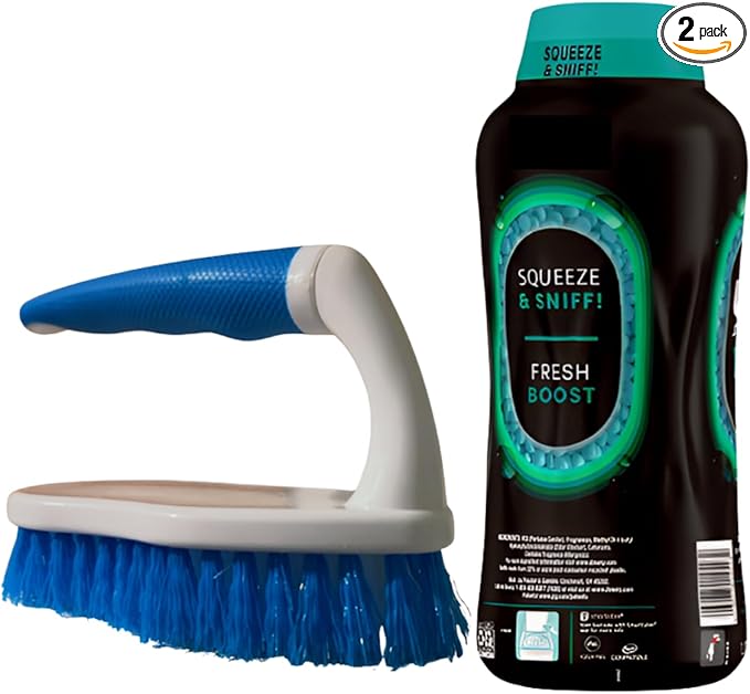 Combo-Booster Laundry Beads with Brush Fresh Scent 39.9 Oz