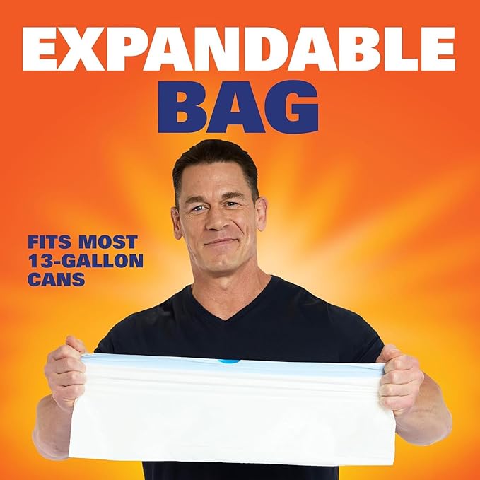 Ultra Strong Tall Kitchen Trash Bags 13 Gallon 80 Count