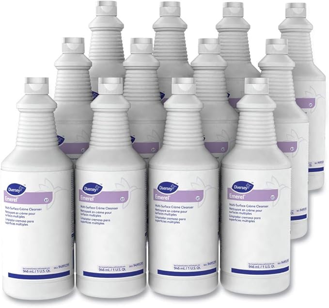 Diversey 94995295 Emerel Multi-Surface Creme Cleanser Fresh Scent 32oz Bottle 12/Carton