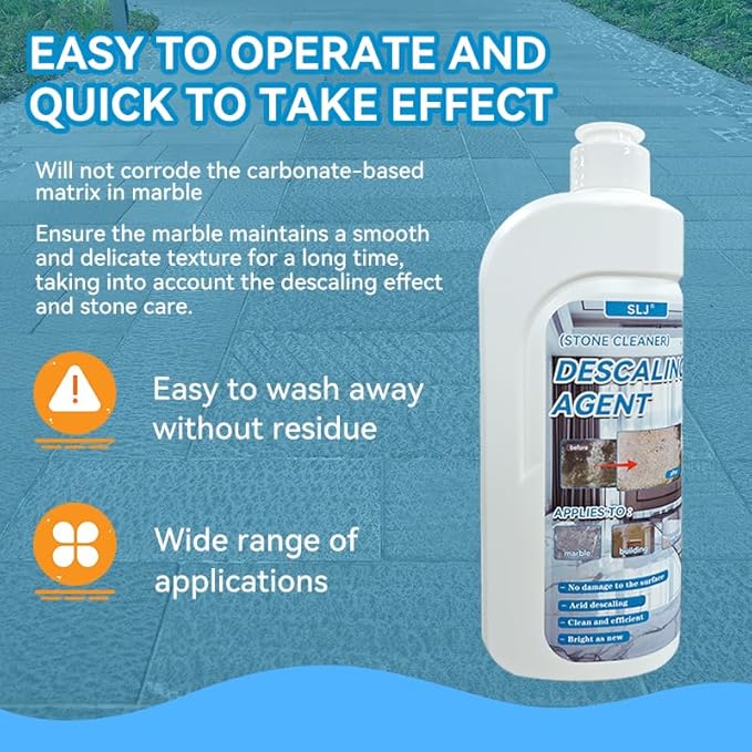 500ml Marble Cleaner Remover Granite Descaling Agent Stone Stain Cleaner Professional Stone Cleaning - Stain Remover for Cleaning Concrete Marble Granite Tile