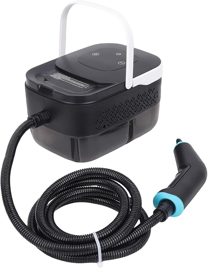Pssopp Portable Handheld Steamer High Temperature Pressurized Steam Cleaning MachineSteam Cleaner for Home Car Furniture Bed (US Plug 110V)