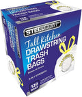 Petosket Plastics Fg-p9921-17n Steelcoat Trash Bag 13 Gallon Capacity