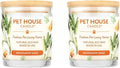 One Fur All Pet House Scented Candles Long Lasting Clean Burning Pet Friendly Candles Mandarin Sage 2 Pack