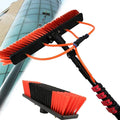 Window Cleaning Pole Window Cleaner Kit Water/Hose Fed Pole Window Cleaning Brush Equipment Cleaning Photovoltaic and Solar Panels24FT/7.2m