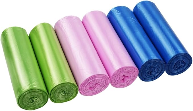 10 Gallon Kitchen Trash Bags 120 Counts/ 6 Rolls