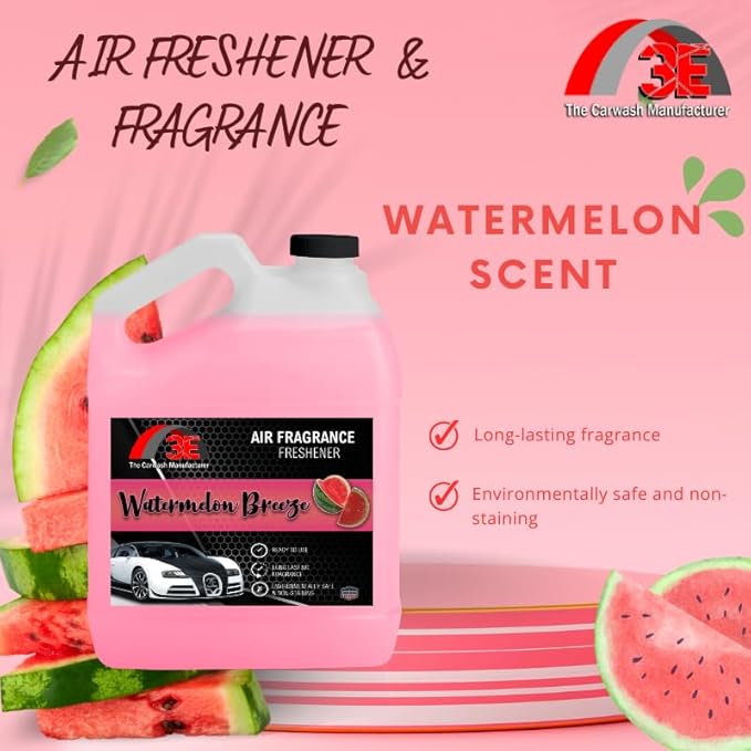Car Air Freshener Concentrate 128 fl oz Professional Automotive Interior Fragrance Ready to Use Liquid Multiple Scents (Watermelon)