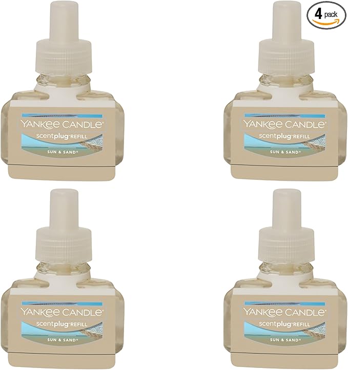 Yankee Candle Sun and Sand ScentPlug Refill 4-Pack