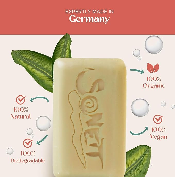 Sonett Organic Traditional Stain Removers Gall Soap For Blood Grease Fruit stains Highly Effective Against Marks Caused By Ink (Pack of 12)