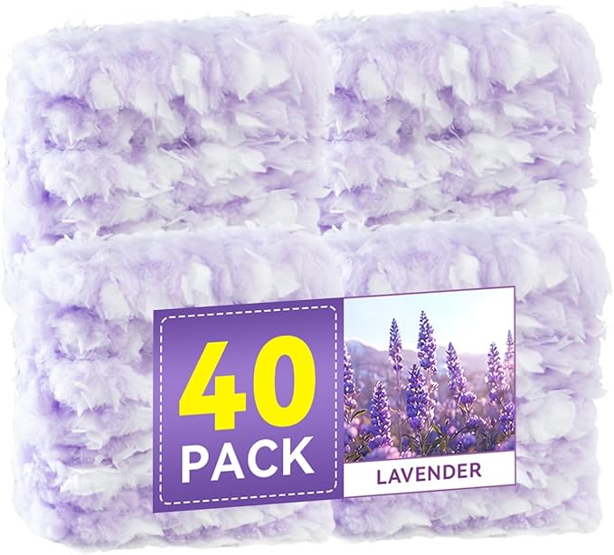 40 Count Duster Refills for Swiffer &amp Swifthoughts Multi-Surface Dusting Refills Disposable 360° Heavy Duty Cleaning Refills for Quick Household Cleaning
