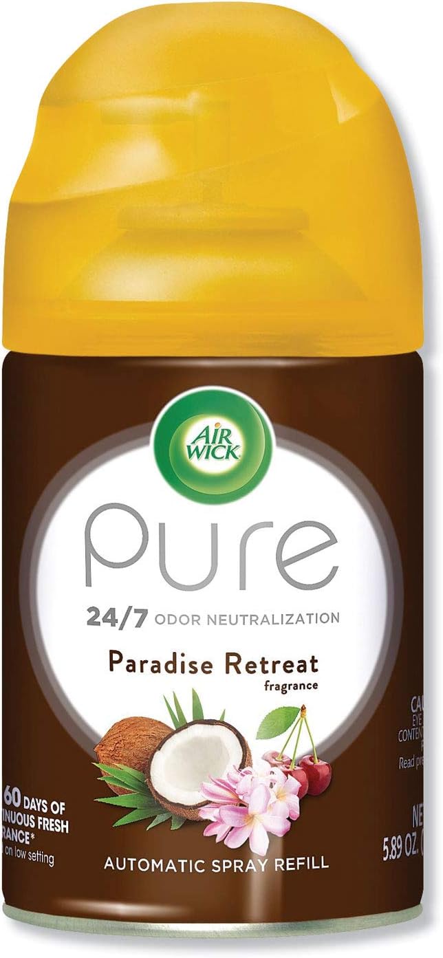 Freshmatic Life Scents Ultra Refill Paradise Retreat 5.89 Oz Aerosol 6/Carton