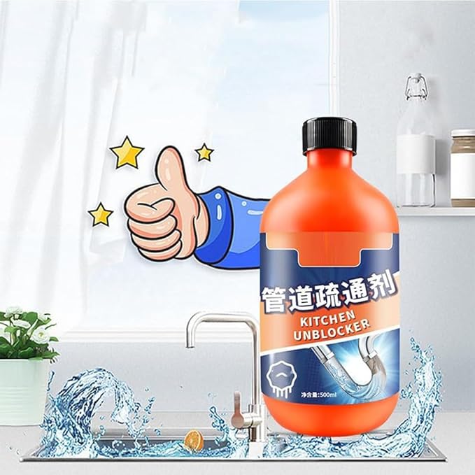 Pipeline Dredging Agent-Momeng Kitchen Unblockerle Powerful Pipe Dredge Agent Sink Drain Cleaner for Kitchen Toilet Pipeline Cleaning Tool Suitable for Various Pipes. (1pc)