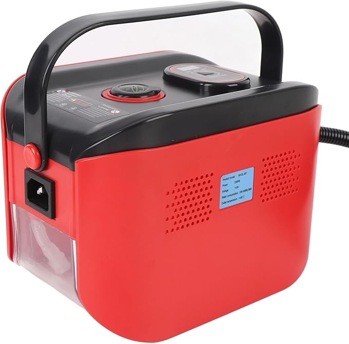 High Temperature Pressurized Handheld Steam Cleaner Portable Multipurpose Cleaner for Home Car Kitchen - High Pressure Red (US Plug 110V)