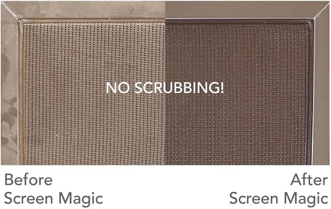 SCREEN MAGIC SM32T Screen Cleaner Spray - Trigger Sprayer For Windows &amp Doors - 2 Pack 32 Fl Oz Each