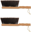 Bench Brush Encrypted Bristles for Long Life Hand Broom Extended Handle for Easy Holding Drafting Brush with Portable Hanging Hole