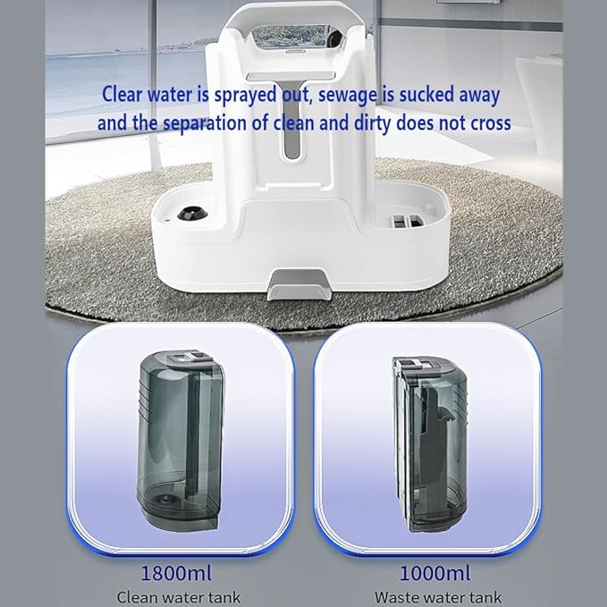 Portable Carpet Cleaner Machine Corded Lightweight Handheld Deep Cleaner Machine for Pet Stains Sofa Rug Mattress Car Seat and Curtain