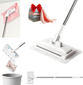 Snap Grip Mini Mop Touch Free Press Grip Removable Polvo Mini Lazy Dust Mop and Sweeping Mop for Wet and Dry Disposable Pads Multi-Surface Floor Cleaning (5 Sheets Included)