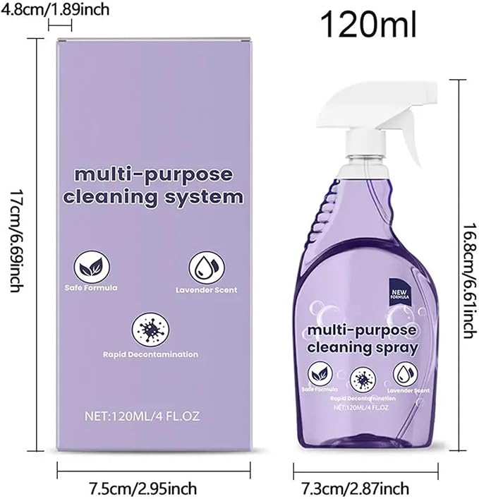 Nuroclean Spray Concentrated Cleaning Tablets Powerful Stubborn Stains RemoverMulti-Surface Cleaner for Home Kitchen Bathroom or More(30pcs tablets)