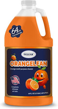Multi Purpose Cleaner Pet Odor eliminator 64oz - Concentrate MAKES 32 GALLON - MADE IN USA- pH Neutral - Strong Floor Cleaner Odor eliminator - Stain Remover Cleaner &amp Deodorant (64 Fl Oz Orangel