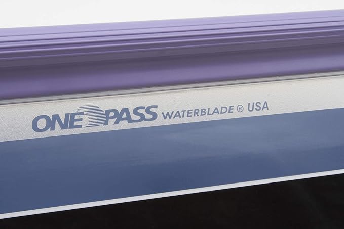 One Pass Classic 12 Waterblade Silicone T-Bar Squeegee Purple (WBL-OP2012CTY)