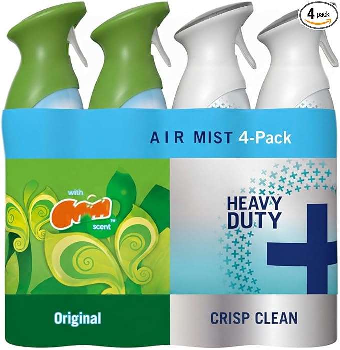 Air Freshener Spray Original + Heavy Duty 4 ct. 35.2 oz.