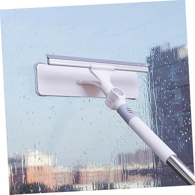 Generic 1Pc Rotary Mop Window Cleaning Wiper Multi Purpose Floor Mop for Glass Tile and Floor Ergonomic Design with for Home Cleaning