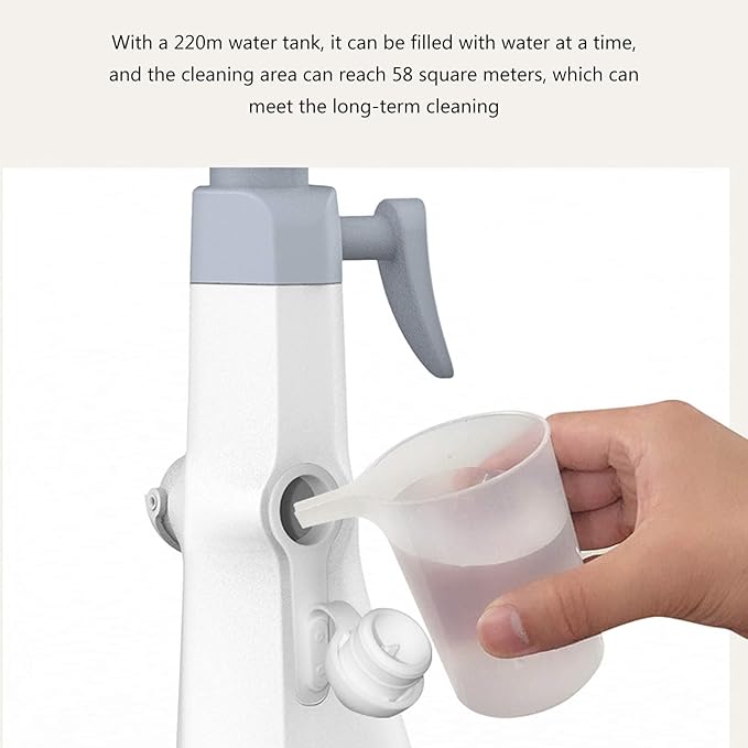 Handheld Steam Mops 1000W Power Handheld Vertical Floor Steam Cleaner Convenient Detachable Handheld Steam Cleaner Hard Floor Cleaning White