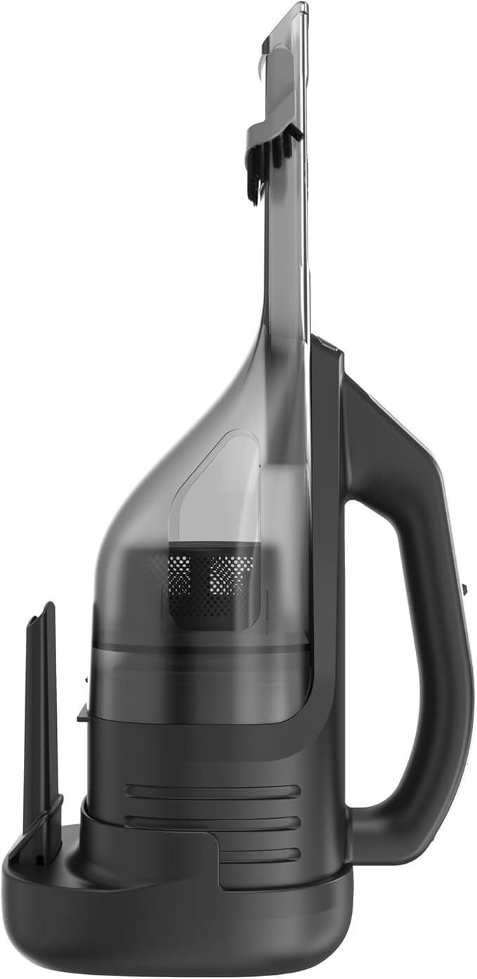 BLACK+DECKER Dustbuster Reveal Handheld Vacuum Cordless Car Vacuum Portable Cordless LED Light Long Run Time Rechargeable Lightweight Dust Buster Includes Crevice Tool Charging Base (HLVD320B42)