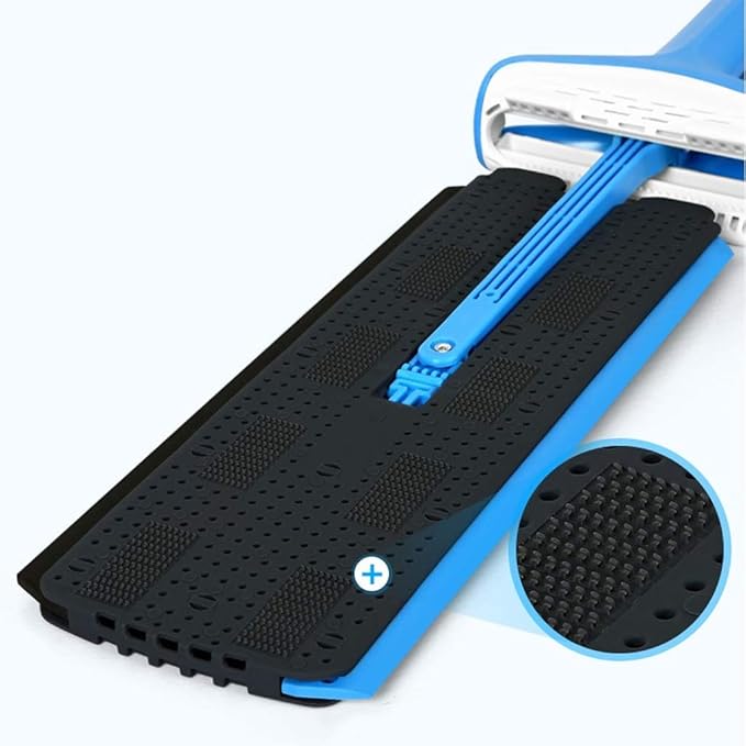 Self Wringing Sided Flat Mop Telescopic Comfortable Handle Floor Cleaning Tool for Living Room Kitchen