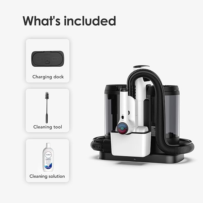 Tineco CARPET ONE Spot Smart Cordless Carpet and Upholstery Spot Cleaner Portable Lightweight Quiet Operation LED Screen