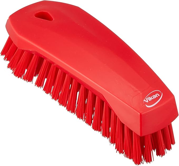Vikan 38904 BrushScrubStiff8PP/PBTRed