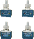 Yankee Candle ScentPlug Refill for Plug in Air Fresheners Scented Oil Refills Long Lasting Home Fragrance Bayside Cedar (Pack of 4)