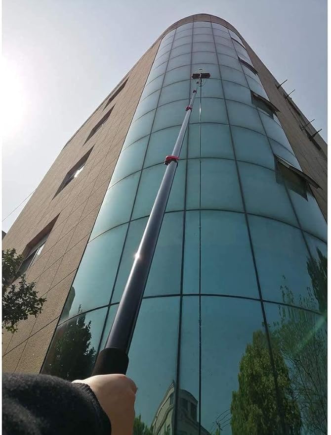 Window Washing Kit with Extension Pole 3.6-11M Washing Set Equipment Extension Pole Cleaning for Trucks Windows Window Glass Wall Photovoltaic Panel Cleaning24FT/7.2M