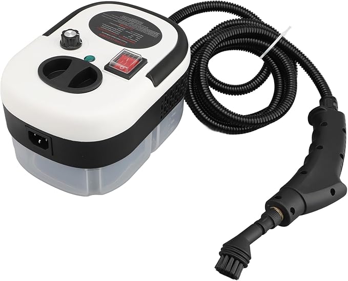 Steam Cleaner 2500W 6 Gears Multipurpose Powerful Steamer Portable Handheld with 1.2L Water High Pressure High Temperature for Home Floor Grout Tile Couch (US Plug 110V)