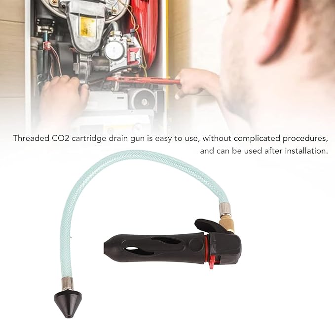 Rapid Action Drain CO2 Powered with Flexible Hose for Pipe and Condenser Dense Drain Equipment