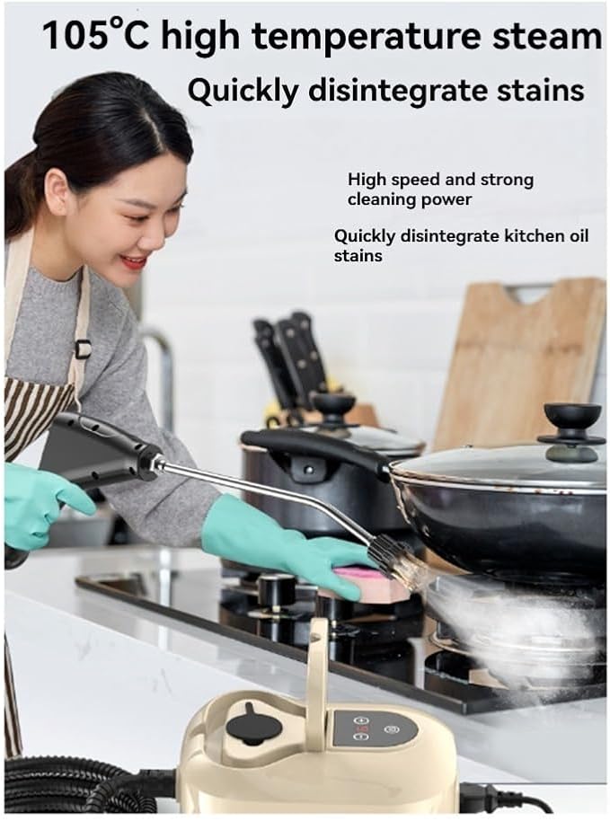 Handheld Steam Cleaner 1500W High Pressure Steamer Temperature Disinfect Pressure Jet Washer Machine US Plug B