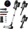 V12 Cordless Vacuum Cleaner 400W 65Mins Cordless Stick Vacuum Powerful Suction LED Touch Display Rechargeable Wireless Handheld Lightweight Vacuum for Home Hard Floors Carpet Car Pet Hair